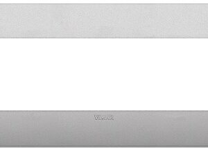 Placca Tecnopolimero 7M Silver Matt